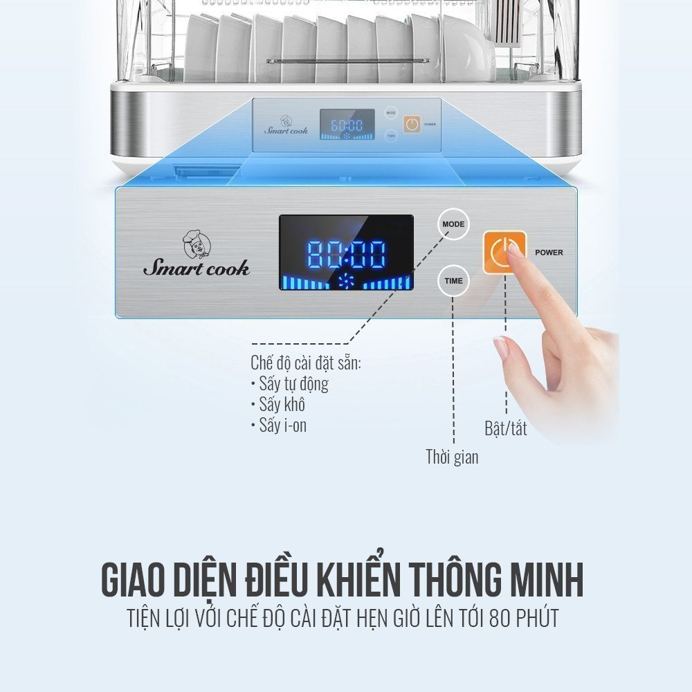 Máy sấy bát Smartcook DDS-3906