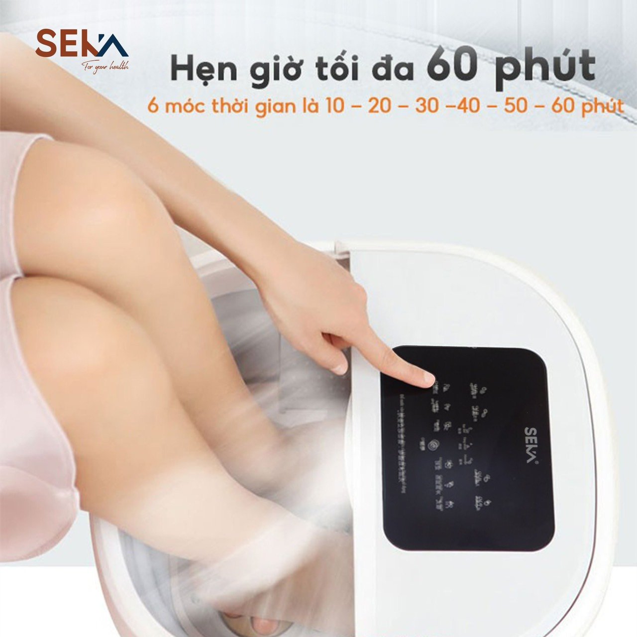 BỒN NGÂM CHÂN MASSAGE SEKA THƯ GIÃN GẬP GỌN