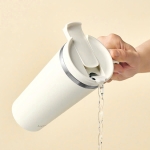 LHC4330-Bình giữ nhiệt Lock&Lock Daily Handle Tumbler 600ml sơn tĩnh điện nắp trượt tích hợp tay cầm