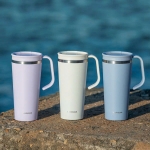 LHC4330-Bình giữ nhiệt Lock&Lock Daily Handle Tumbler 600ml sơn tĩnh điện nắp trượt tích hợp tay cầm