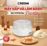 MÁY LÀM SỮA CHUA, CARAMEN KIÊM NỒI HẤP VÀ LÀM BÁNH ĐA NĂNG CREEN CR-H168