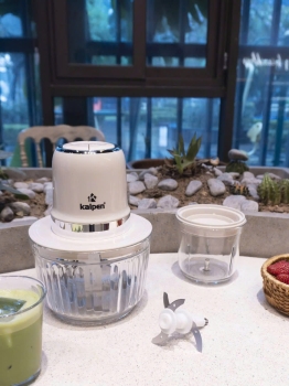 MÁY XAY THỊT 2 CỐI THỦY TINH KALPEN S1