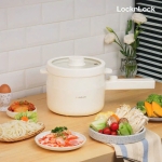 Nồi Điện Đa Năng Chống Dính Locknlock EJP436IVY 1.5L - Màu ngà EJP436