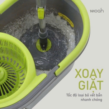 Bộ cây lau nhà thông minh Sunny Swirl Spin Mop MLM1239