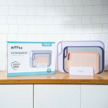 Combo 3 thớt nhựa kháng khuẩn Haatz CIM296