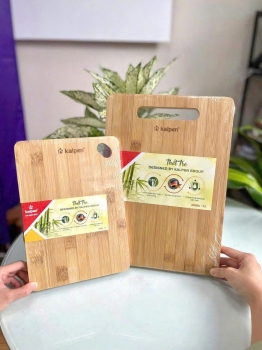 Thớt tre Kalpen sz to T2 (thớt dùng chặt hoặc thái)