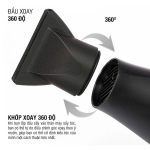 ENA146BLK- Máy Sấy Tóc LocknLock Máy Sấy Công Suất Cao 2 Chiều Chính Hãng Cao Cấp