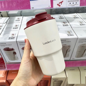 Ly Giữ Nhiệt LocknLock Vacuum Coffee 450ml LHC4340 - Ly Cà Phê Giữ Nhiệt