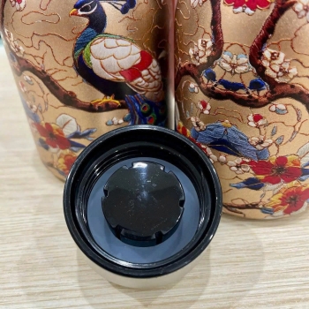 Bình giữ nhiệt Vintage có quai xách xinh xắn - Chim công