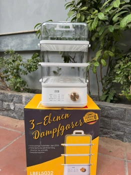 Nồi hấp điện 3 tầng 800W- 18L - Lebenlang LBEL5032