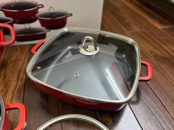 Bộ nồi nhôm đúc đáy từ 4 chiếc cao cấp ARBER ALU04D