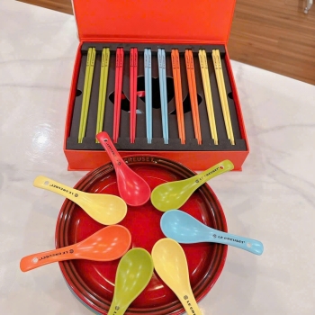 BOX THÌA ĐŨA LE CREU.SET 10 ĐŨA + 10 THÌA