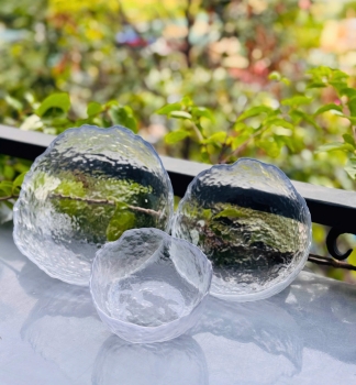 Set 3 bát thuỷ tinh màu Omber