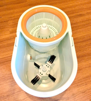 DZA336 - Bộ cây lau nhà thông minh 360 độ Dozzi KÈM 4 BÔNG LAU