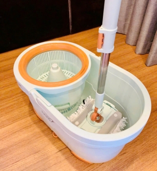 DZA336 - Bộ cây lau nhà thông minh 360 độ Dozzi KÈM 4 BÔNG LAU