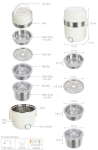 EJR226IVY-Hộp cơm điện Lock&Lock màu ngà 2L