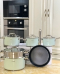 BỘ NỒI 5 MÓN ARBER AN05XC ĐẦY ĐỦ NỒI CHẢO TỪ TO TỚI NHỎ