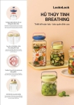 Hũ Thủy Tinh LocknLock Breathing - Xanh navy