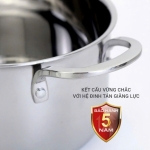 BỘ 3 NỒI INOX ĐÚC LIỀN KHỐI KALPEN KAZLER KZ1 (KALPEN GMBH GERMANY)