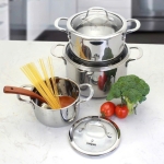 BỘ 3 NỒI INOX ĐÚC LIỀN KHỐI KALPEN KAZLER KZ1 (KALPEN GMBH GERMANY)