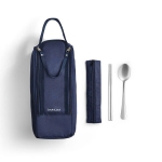 LHC8052S01-Bộ hộp cơm giữ nhiệt Lock&Lock Pump Vacuum Lunch Box (300ml*2, 500ml*1, bộ đũa và thìa, túi)