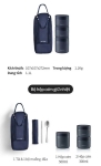 LHC8052S01-Bộ hộp cơm giữ nhiệt Lock&Lock Pump Vacuum Lunch Box (300ml*2, 500ml*1, bộ đũa và thìa, túi)