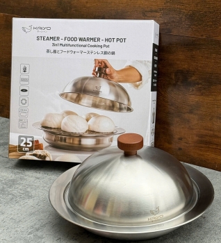 Nồi lẩu/ hấp đa năng Kaiyo KSC6568 - 3 chi tiết