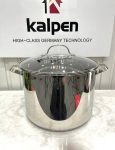 NỒI LUỘC GÀ INOX 304 CAO CẤP 5 ĐÁY KALPEN LERMAT 28CM