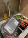 Rổ inox gác bồn rửa điều chỉnh độ dài Kaiyo