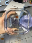Set 3 Hộp Thủy Tinh LocknLock Chén Đựng Đồ Ăn Dặm Cho Bé Nắp Silicone Tím 230ML LLG058S3PUP