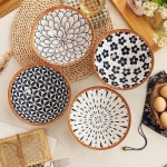 SET 4 BÁT TÔ HOẠ TIẾT NHẬT CAO CẤP