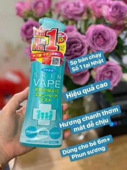 Xịt chống muỗi và côn trùng Skin Vape (200ml)- MADE IN JAPAN