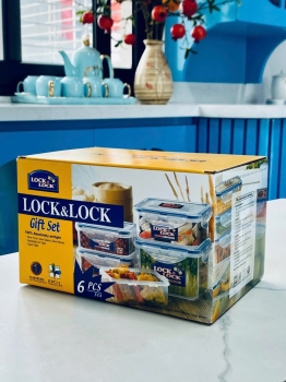 BỘ 3 HỘP NHỰA BẢO QUẢN THỰC PHẨM LOCK&LOCK HPL817-R03
