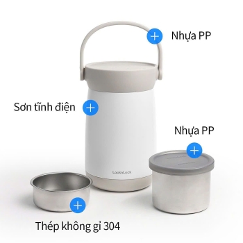 BỘ HỘP CƠM GIỮ NHIỆT LOCKNLOCK 1.6L - LHC8049