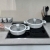 Bộ nồi, chảo, quánh nhôm đúc full induction Oceanwave Kaiyo - chảo kèm vung 24,26cm