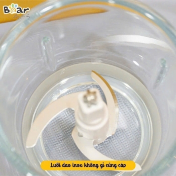 MÁY XAY ĂN DẶM MINI 0.6L BEAR MẪU MỚI SIÊU XINH (GR-B06V1)
