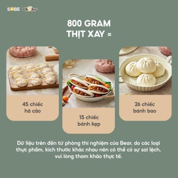 Máy xay thịt 2L Bear CH-4H03F