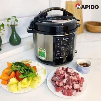 Nồi áp suất điện đa năng RAPIDO:  RPC900-D1 Tiếng Việt