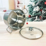 Nồi luộc gà Inox 304 thân cao 3 đáy Fivestar Plus 28cm
