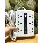 Ổ điện đa năng 6 ổ cắm lại còn cộng thêm 3 cổng USb