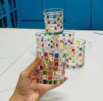 SET 6 CỐC THUỶ TINH CẦU VỒNG 270ML