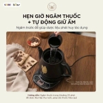 Ấm Sắc Thuốc Bear 4L HTM-4H40X - Màu Đen