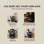 Ấm Sắc Thuốc Bear 4L HTM-4H40X - Màu Đen