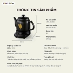 Ấm Sắc Thuốc Bear 4L HTM-4H40X - Màu Đen