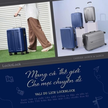 [LTZ619/620] VALI DU LỊCH LOCKNLOCK - MANG CẢ “THẾ GIỚI” CHO MỌI CHUYẾN ĐI