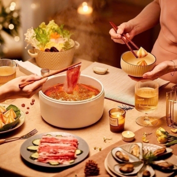 Nồi Lẩu Điện Đa Năng Hầm Cháo, Nấu Mì, Nồi Lẩu Mini Đa Năng, Chiên Rán, Quánh Nấu Cháo 1.6L Bear DRG-P16M2