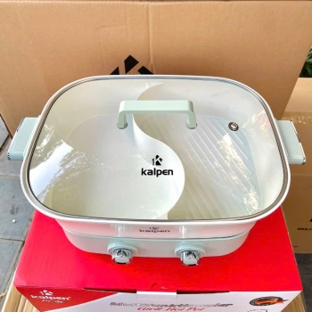 BẾP LẨU - NƯỚNG 2 NGĂN ĐA NĂNG KALPEN 6.5L PP66