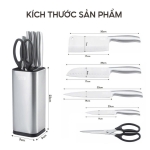 BỘ DAO 6 MÓN Lebenlang đúc liền khối!!!LBL1956