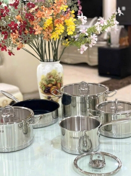 BỘ NỒI INOX 3 ĐÁY AN05BB