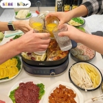 Nồi lẩu 2 ngăn Bear SB-NL60U (6L) - Bản Quốc Tế